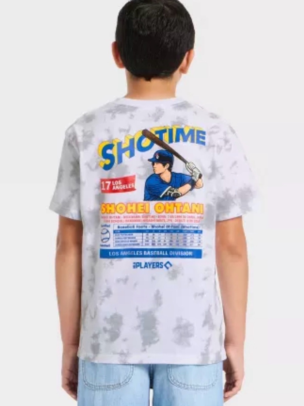 MLB White & Gray Tie-Dye 'Showtime' Baseball Graphic Tee - Picture 3 of 8